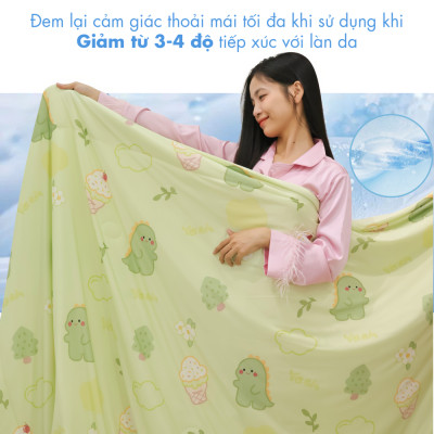[CHĂN HÈ MÁT LẠNH] Mền lạnh I Cool Advance NIN House NM8030 160x210cm | Chăn chần Ice Silk, Chăn điều hoà nhiều độ