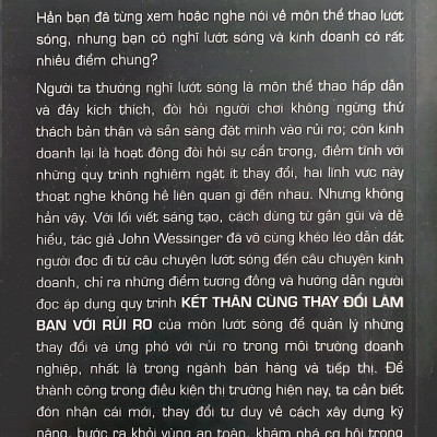 Kết Thân Cùng Thay Đổi Làm Bạn Với Rủi Ro - The Ride Wave