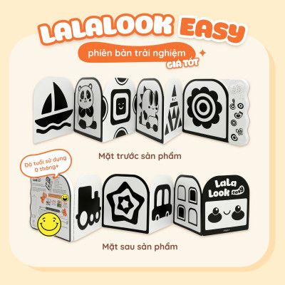 Đồ Chơi Âm Thanh Kèm Thẻ Ziczac Lalalook Kích Thích Thị Giác và Thính Giác Cho Bé Sơ Sinh – Lalala Baby