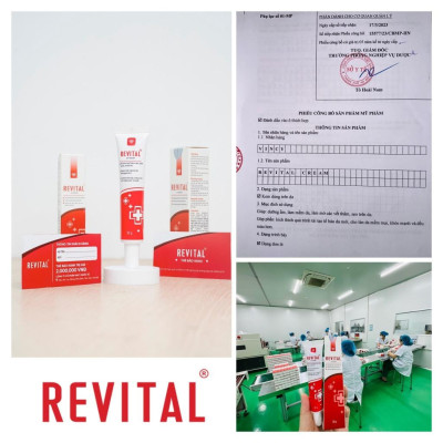 COMBO 2 Tuýp Kem Mờ Sẹo REVITAL 30g, Hỗ Trợ Làm Mờ Sẹo, Giúp Dịu Da Cho Làn Da Sáng Mịn, Hồng Hào
