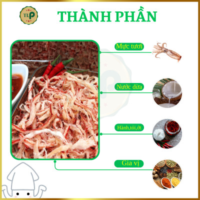 MỰC SỢI HẤP NƯỚC DỪA TÂN LỘC PHÁT BỊCH 100G