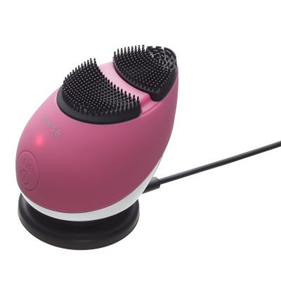 Máy rửa mặt YA-MAN Ltd. Myse nâng cơ công nghệ Ion và EMS (Đỏ)