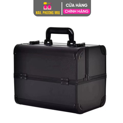 Cốp Đựng Đồ Nail 2 Tầng Nhôm 26x32x21cm, Gọn Nhẹ, Chống Thấm Nước, Chuyên Dụng Làm Nail, Tiện Lợi Di Chuyển, Bền Chắc Bag Nhung Nam Nữ