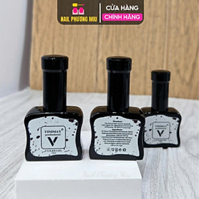 Top Trứng Cut Vinimay Chai Lẻ 15ml Hàng Cao Cấp Tạo Hiệu Ứng Chấm Loang Đen Nhanh Khô Chuyên Dùng Cho Thợ Nail - Nail Phương Miu Làm Nail