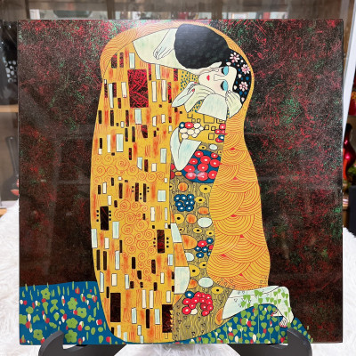 Tranh Sơn Mài - Họa Tiết PICASSO | Size 40x40 cm | Kèm Khung Sơn Mài Cao Cấp