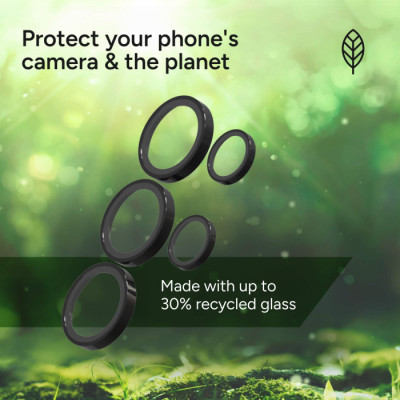 Kính Camera ZAGG Camera InvisibleShield Dành Cho Galaxy S25 Ultra  Kèm Khung Dán Chống Trầy Xước, Chống Va Đập_ Hàng Chính Hãng