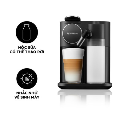 Máy pha cà phê Nespresso Gran Lattissima Đen - Hàng chính hãng 