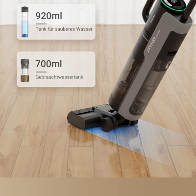 Máy Hút Bụi Lau Sàn Dreame M12 Tự Động Vệ Sinh Lực Hút 14.000 Pa Thời Gian Làm Việc 40 Phút, Diện Tích Hoạt Động 150m2 Công Suất 300 W - Hàng Chính Hãng