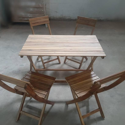 Bộ bàn xếp ngoài trời Leti Islands gỗ keo