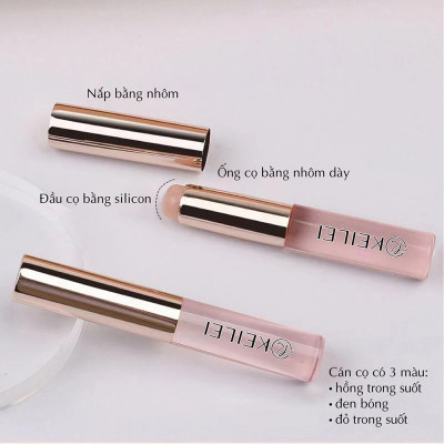 Cọ Trang Điểm Môi Đầu Silicon Thương Hiệu Keilei - Cho Màu Tự Nhiên & Không Nhòe & Gọn Nhẹ Tiện Dụng