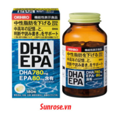 THỰC PHẨM BẢO VỆ SỨC KHỎE DHA , EPA ORIHIRO (ORIHIRO DHA EPA)