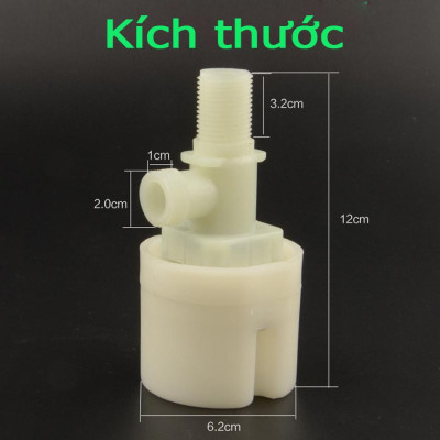Phi 27 - Van Phao Cơ Tự Ngắt Nước – Phao Cơ Thông Minh Thế Hệ Mới – Phao cơ đứng ren 3/4’’ (Tặng kèm co và cao su non) Mẫu mới 2023