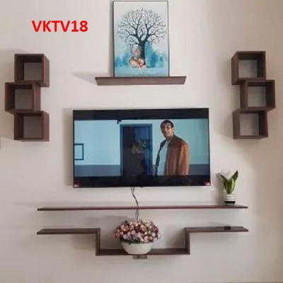 Bộ Kệ Ti Vi Treo Tường Trang Trí VKTV17 - Nội Thất Lắp Ráp