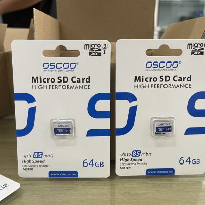 Thẻ nhớ Micro SD OSCOO UHS-I Class 10 - Hàng Chính Hãng - Tốc độ cao, bền bỉ, dùng cho Camera giám sát, Máy ảnh, Điện thoại