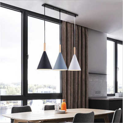 Đèn thả LUNAS kiểu dáng hiện đại trang trí nội thất cao cấp - kèm bóng LED chuyên dụng và đế ốp trần.