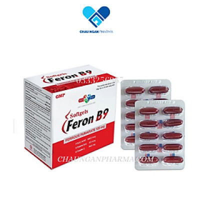 Viên bổ máu FERON B9 - MDP USA Hộp 100 viên - Hỗ trợ bổ sung sắt, acid folic và các thành phần cần thiết