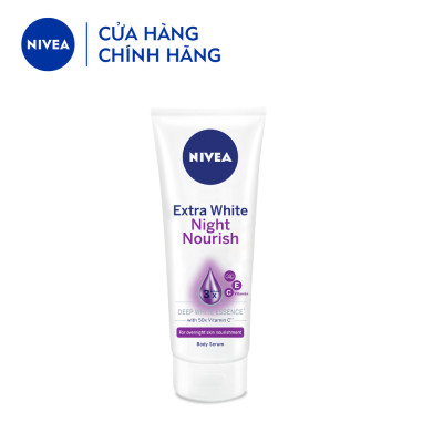 Serum Dưỡng Thể NIVEA Sáng Da Ban Đêm (180 ml) - 88367 (Bao bì thay đổi theo từng đợt nhập hàng)