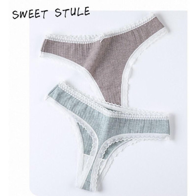 Quần Lọt Khe Cotton Viền Ren ( Mã SP B6610)