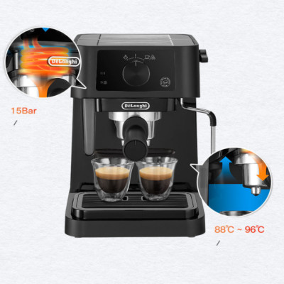 Máy pha cà phê Espresso Delonghi EC235.BK-Hàng chính hãng 