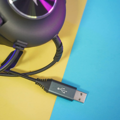 Tai nghe chụp tai chơi game có mic E-dra EH414 Pro - Bass to - Âm thanh 7.1 - Kết nối Usb - Hàng chính hãng