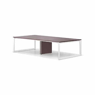 Bàn làm việc chân sắt Juno Sofa NT 1906B12-4 màu trắng kiểu cụm 240 x 120 x 75 cm