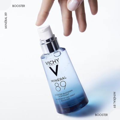 Dưỡng Chất Khoáng Cô Đặc Phục Hồi Và Bảo Vệ Da Vichy Mineral 89 (50ml) tặng kèm băng đô mèo xinh xắn