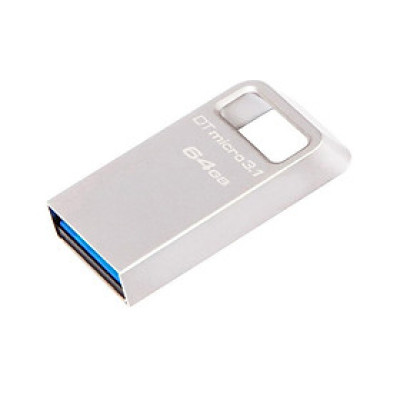 Ổ đĩa kim lọai Kingston DTMC3 64GB USB 3.1/flash USB di động chống va đập,chống mài mòn đĩa U lên đến 100MB / giây tốc độ đọc 64GB(Bạc)