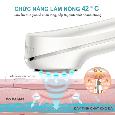 Máy đẩy tinh chất nóng lạnh sóng âm trẻ hóa da cao cấp Touch Beauty