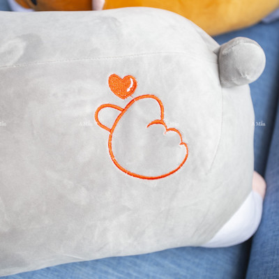 Gấu bông chuột Hamster nằm dễ thương siêu mềm mịn (50cm--->80cm) vải miniso 4 chiều mềm mại êm ái, an toàn cho trẻ nhỏ