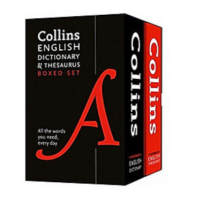 Collins English Dictionary & Theasaurus Box Set