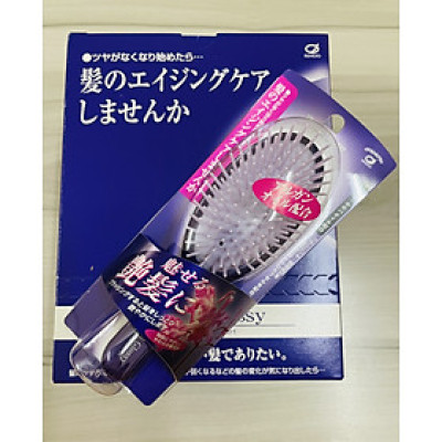 Lược Ikemoto chống tĩnh điện bổ sung tinh dầu Argan và Jojoba GL60 (Made in Japan)