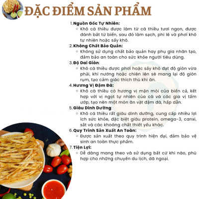 Khô Cá Thiều Que Tân Lộc Phát Túi 50g Ăn Vặt Yêu Thích