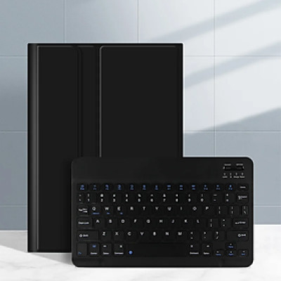 Bao da kèm bàn phím dành cho iPad Air 6 13 inch 2024 , iPad Air 6 11 inch 2024 Bluetooth Keyboard Case có khay để bút chống sốc cao cấp - Hàng chính hãng.