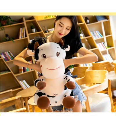 Gấu bông bò sữa cao cấp, quà tặng thú nhồi bông bò