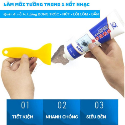 Keo Bột bả vá tường thông minh siêu tốc tiện lợi tặng kèm bay khi mua 2 sản phẩm trở lên