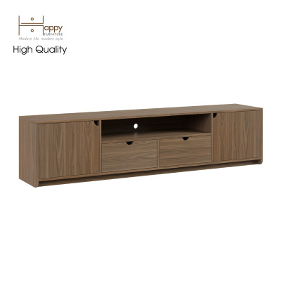 [Happy Home Furniture] CIRCLE , Kệ TIVI 2 cánh mở - 2 ngăn kéo , 200cm x 40cm x 48cm ( DxRxC), KTV_018