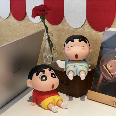 Giá Đỡ Điện Thoại, Hình Shin - Chan, Giá Đỡ Điện Thoại Cute Trang Trí Bàn Học, Bàn Làm Việc - Hàng Chính Hãng