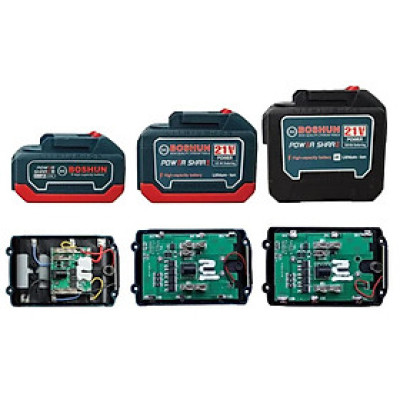 Boshun 10cell, 15cell, 20cells mạch 4 mosfet vỏ ABS chống cháy nổ - Chân phổ thông - Vỏ ABS Chống Cháy, Chống Va Đập - Chuyên Dùng Cho Khoan Bê Tông, Mài, bulong, Cưa...