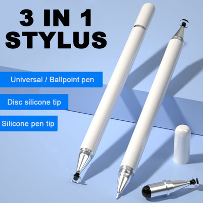 Bút cảm ứng 3 trong 1 đa năng cho / iPad Android/ Điện Thoại/ Máy Tính Bảng/ Ipad Bút 3 Trong 1 Công Dụng Cảm Ứng Và Di Chuyển Trên Mọi Bề Mạt Điện Thoại Hàng Nhập Khẩu - Giao Màu Ngẫu Nhiên