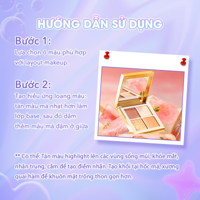 Phấn Mắt Trang Điểm myKella Mini Glam Eye Palette Siêu Mịn