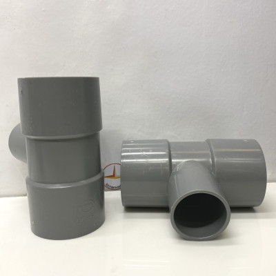 Tê giảm 90 x 60 dày nhựa PVC Bình Minh _ T90x60D