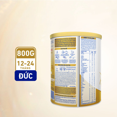 Sữa bột Nestlé NAN SUPREMEPRO 2 800g nhập khẩu Đức với 5HMO & đạm Gentle Optipro ( Dành cho trẻ từ 12 - 24 tháng tuổi)