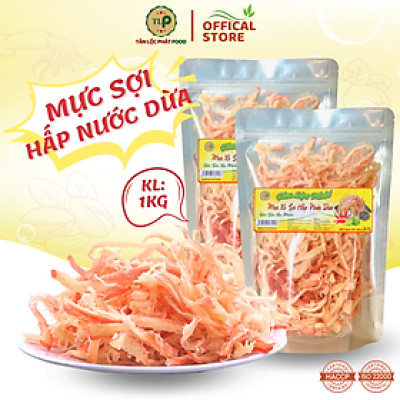 MỰC SỢI HẤP NƯỚC CỐT DỪA TÂN LỘC PHÁT 1KG - COMBO 2 BỊCH 500G