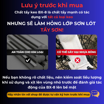 Bình Xịt Tẩy Keo, Silicon, Tẩy Sơn, Tẩy Mọi Loại Keo O’tech BX-8 (450ml) Gasket Sealant Remover - Hàng Chính Hãng