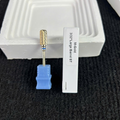 Combo 4 Đầu Mài Mạ Vàng Số 2 Đầy Đủ 5in1, Xanh Phá gel , Đỏ Mịn, Chân Móng Úp Tặng Chổi Vệ Sinh Làm Nail Mài Êm Không Nóng