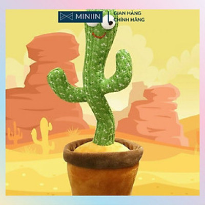 LOẠI XỊN - Cây Xương Rồng Nhồi Bông Có Nhạc, Biết Nhảy Biết Múa và Nhại Tiếng - PHÁT SÁNG- Hàng Loại 1 Chính Hãng MINIIN