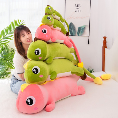 Gấu Bông Khủng Long Mắt Lồi Đuôi Tim Dễ Thương Siêu Cưng (55cm--->160cm) Gối Ôm Khủng Long Đuôi Tim Siêu Mềm Mịn, Êm Ái Hàng Cao Cấp