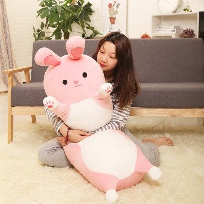 Gấu bông gối ôm cho bé hình khủng long thỏ đáng yêu