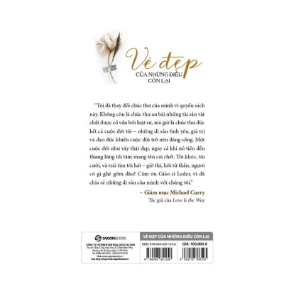 SÁCH - Vẻ đẹp của những điều còn lại - Tác giả Steve Leder