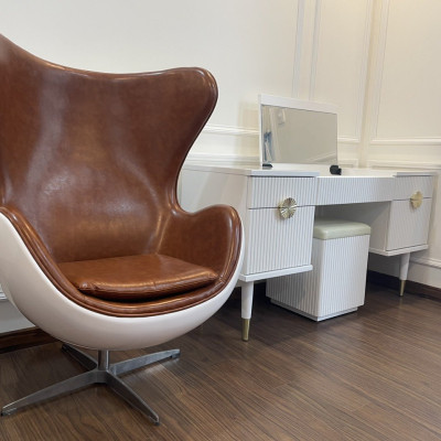 Ghế trứng Egg Chair Tundo sơn men chống trầy Ngang 88 x 110 x 83 cm